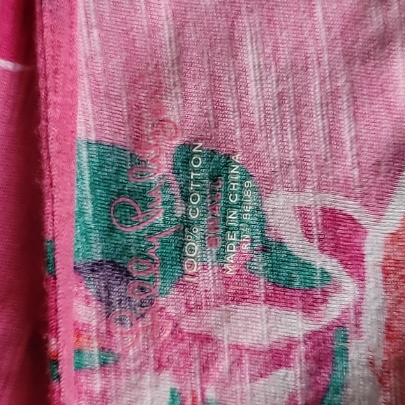 LILLY PULITZER A Thing Called Love Hottie Pink Somerset Cotton Dress. Small - Picture 9 of 9